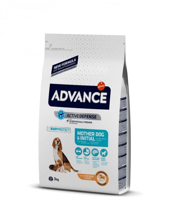 Affinity Advance mother dog and initial pienso para perros.