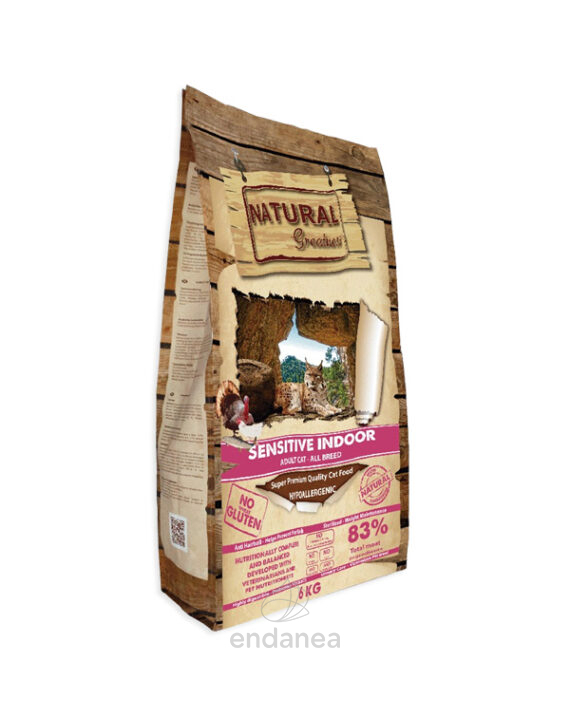 Natural Greatness Sensitive Indoor Adult Cat All Breed 6 Kg