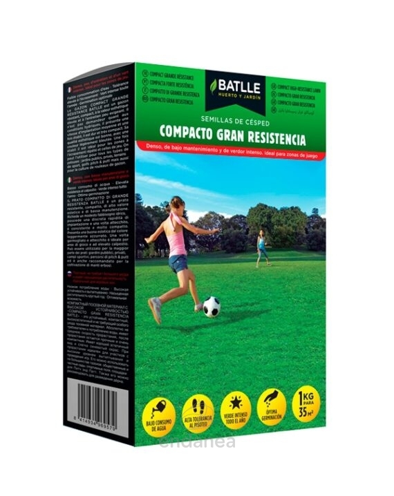 Semillas Césped Compacto Gran Resistencia Batlle 1 Kg
