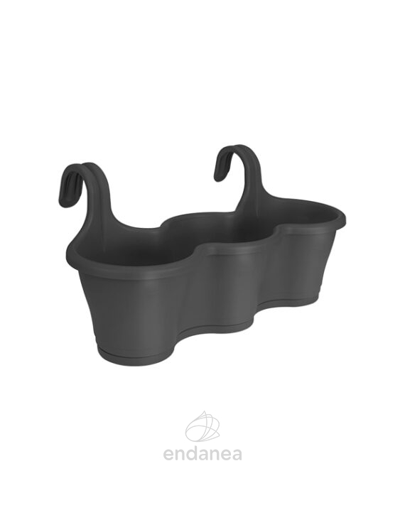 Maceta Elho Corsica Easy Hanger Trio Antracita