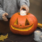 Calabaza Halloween decorada