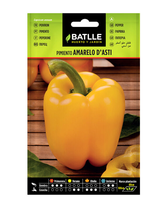 Semillas Pimiento Amarelo D'Asti Batlle