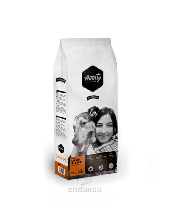 Amity Premium Lamb & Rice 15 Kg