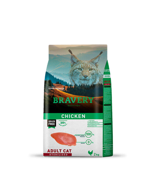 Bravery Adult Cat Sterilized Pollo