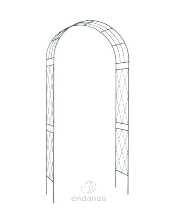 Arco de acero para Jardín 36x110x225cm Verdemax