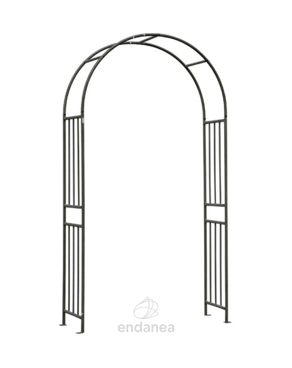 Arco de acero para Jardín 44x120x219cm "Prestige" Verdemax Antracita
