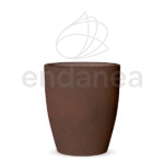 Maceta de Resina Violeta New Garden Bronce