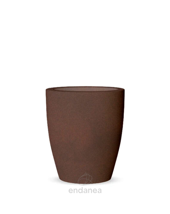 Maceta de Resina Violeta New Garden Bronce