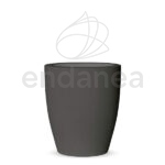 Maceta de Resina Violeta New Garden Gris
