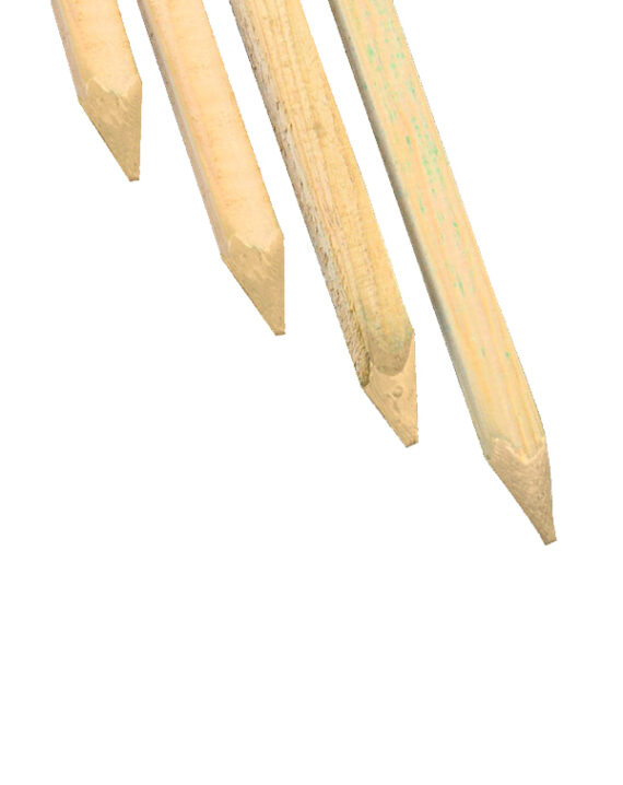 Tutor de Madera Cuadrado con Punta Faura