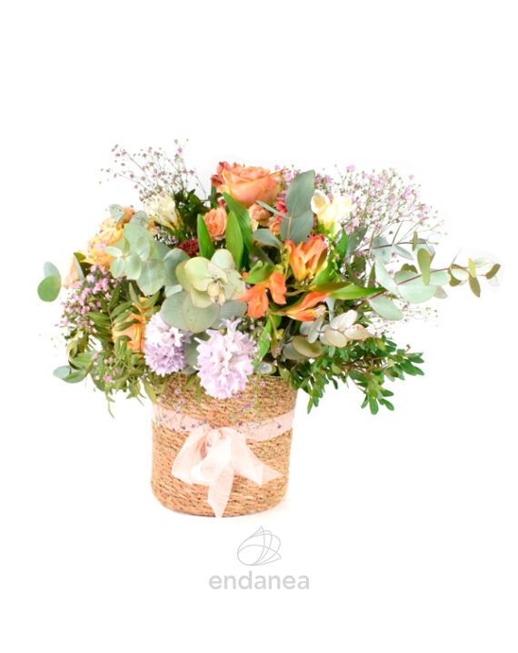 Flores para Nacimiento en Cesta