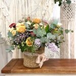 Flores para Nacimiento en Cesta Floristería