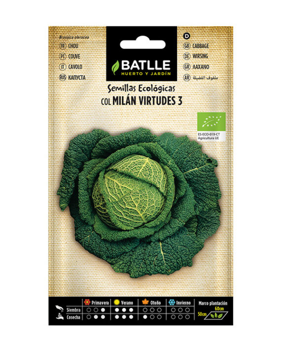 Semillas Ecológicas Col Milán Virtudes 3 Batlle