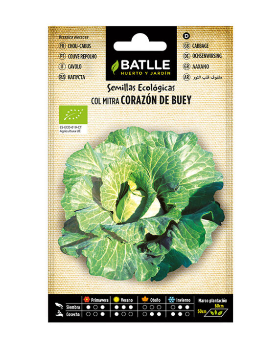 Semillas Ecológicas Col Corazón de Buey Batlle