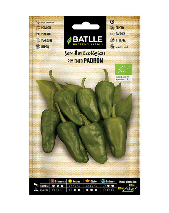 Semillas Ecológicas Pimiento Padrón Batlle