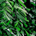 Seto Artificial Hoja Gruesa Bicolor