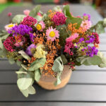 Composición de Flor Seca Jardín Decoración