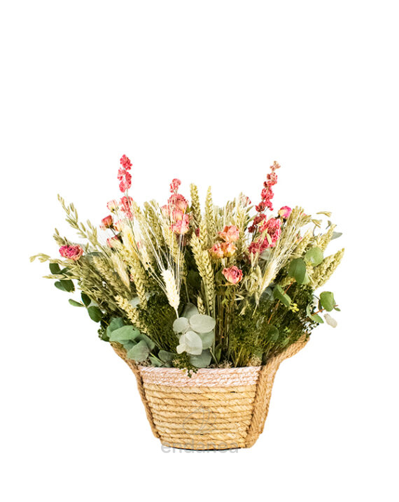 Composición de Flor Seca Silvestre