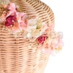 Diadema Flor Preservada para Comuniones