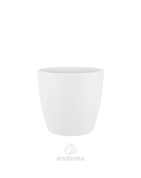 Maceta Elho Brussels Round Mini White