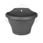 Maceta Elho Corsica Wall Basket Antracita 25cm Colgante