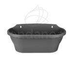 Maceta Elho Corsica Wall Basket Antracita 39cm Colgante