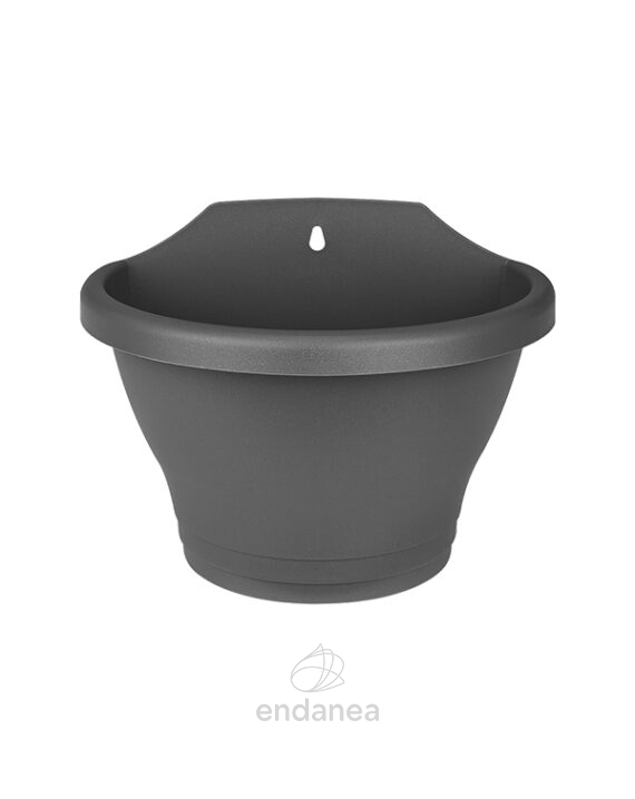 Maceta Elho Corsica Wall Basket Antracita 25cm Colgante