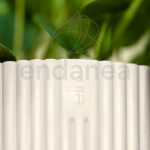 Maceta Elho Vibes Fold Round Silky White detalle