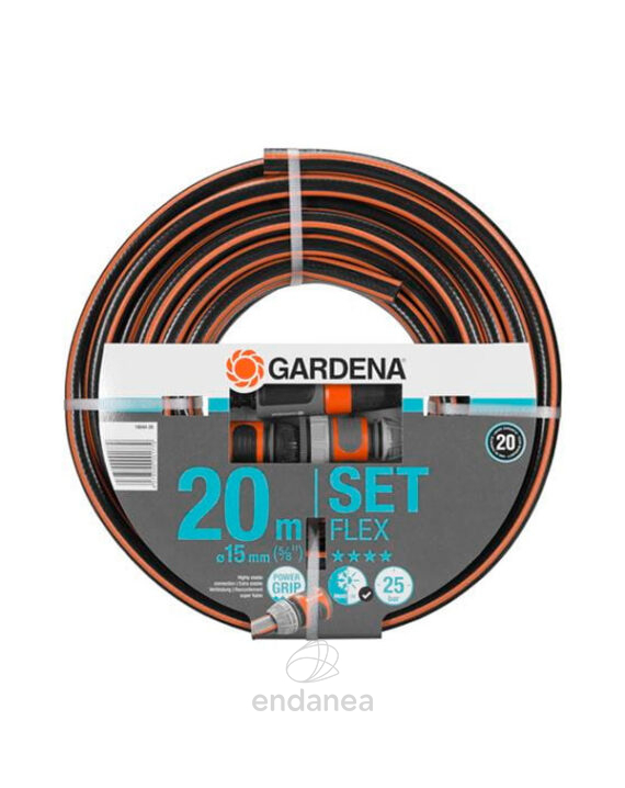 Kit Manguera Comfort Flex 15mm 20m GARDENA