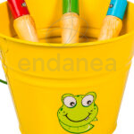 Set Herramientas y Cubo Infantil Amarillo de Stocker Rana