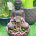 Fuente Iluminada Buda P. Decoración Exterior - Cerámicas López Blanco