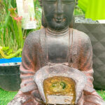 Fuente Iluminada Buda P. Decoración Exterior - Cerámicas López Blanco