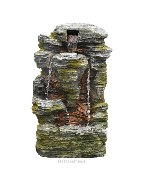 Fuente Iluminada Loira Decoración Exterior - Cerámicas López Blanco