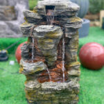 Fuente Iluminada Loira Decoración Exterior - Cerámicas López Blanco