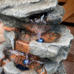 Fuente Iluminada Júcar Decoración Exterior - Cerámicas López Blanco