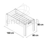 Huerto Urbano Gardenbrico XL80 Hortalia Medidas