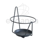 Soporte Maceta Antracita Pared M (16 - 18 cm Ø)