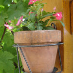 Soporte Maceta Antracita Pared Colgante