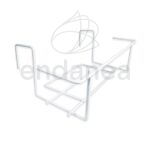 Soporte Jardinera Balcón Blanco 60cm