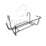 Soporte Jardinera Balcón Negro 50cm