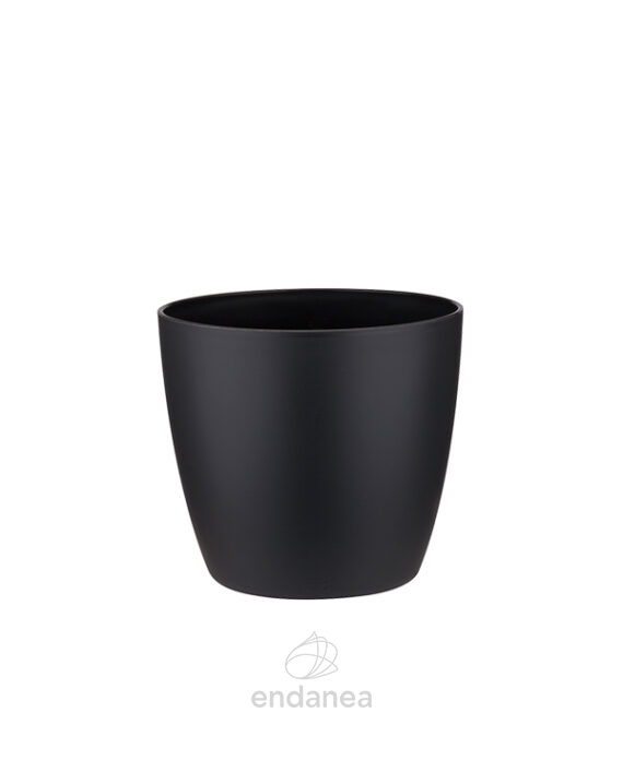 Maceta Elho Brussels Round Mini Living Black