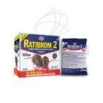 Raticrom 2 Cebo Fresco con Bromadiolona Caja 10 Bolsas 100 g