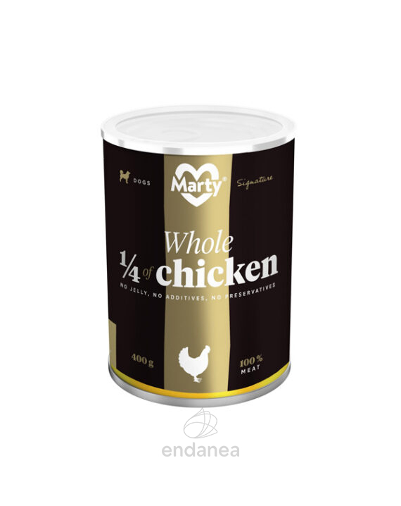 Marty 1/4 of Chicken 400g Perros 1/4 de Pollo