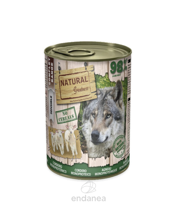Natural Greatness Cordero Monoproteico 400 g
