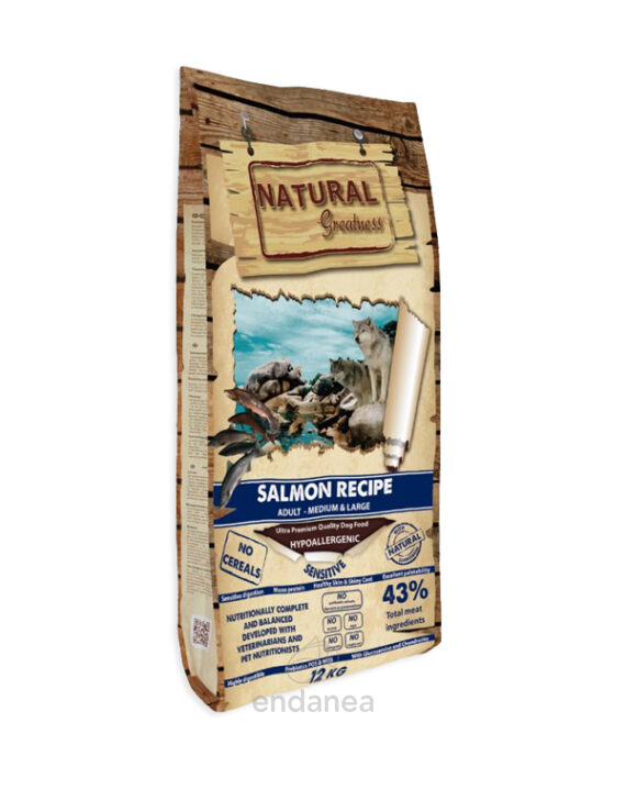Natural Greatness Salmon Recipe Adult Medium & Large