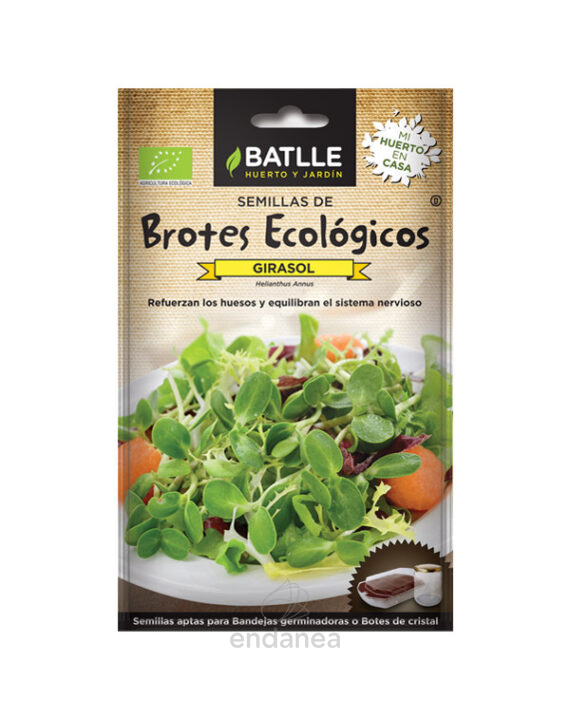 Semillas de Brotes Ecológicos Girasol de Batlle