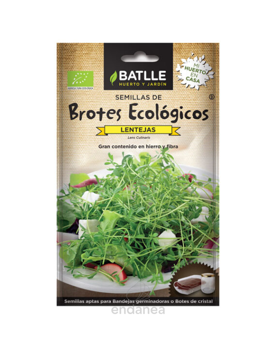 Semillas de Brotes Ecológicos Lentejas de Batlle