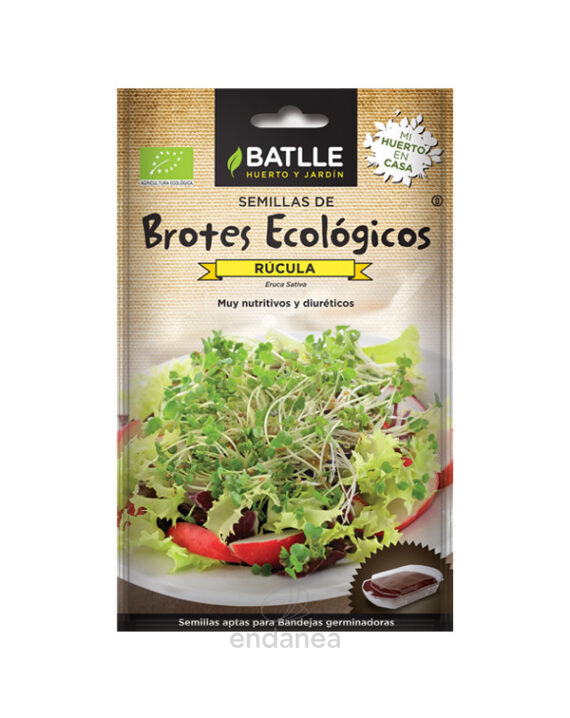Semillas de Brotes Ecológicos Rúcula de Batlle