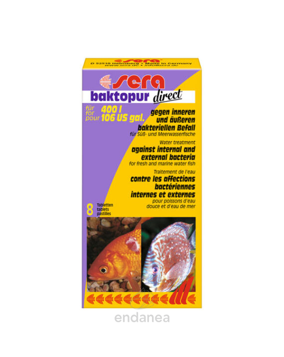 Baktopur Direct 8 pastillas de Sera