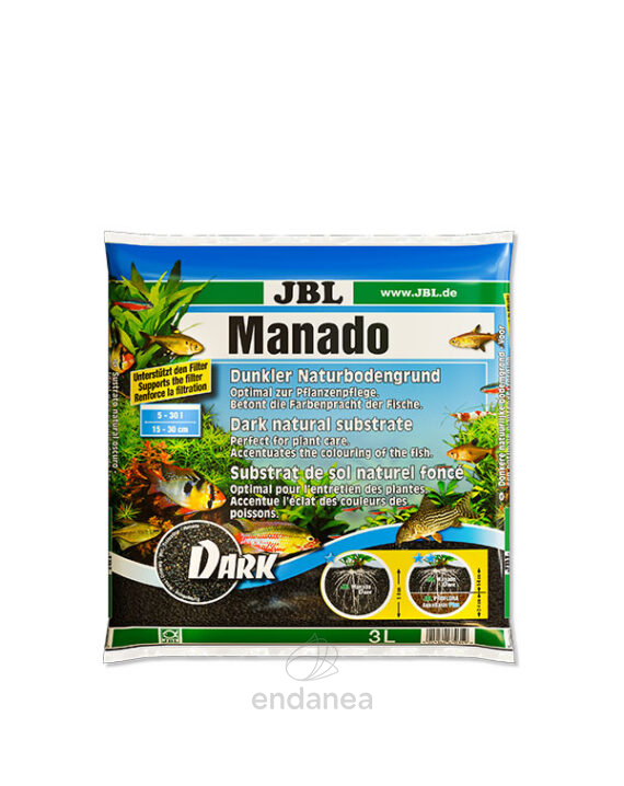 Sustrato Manado Dark JBL 3 L